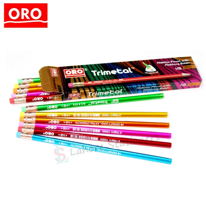 ORO%20Trimetol%20Lead%20Pencil%20with%20Eraser%20-%2012Pcs%20Pack%20-%20Image%202