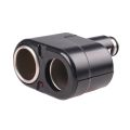 Car Cigarette Lighter Splitter Plug Dual Car Charger Car 12v Socket Cigarette Lighter Tee Adapter Cigar Jack Socket Splitter. 