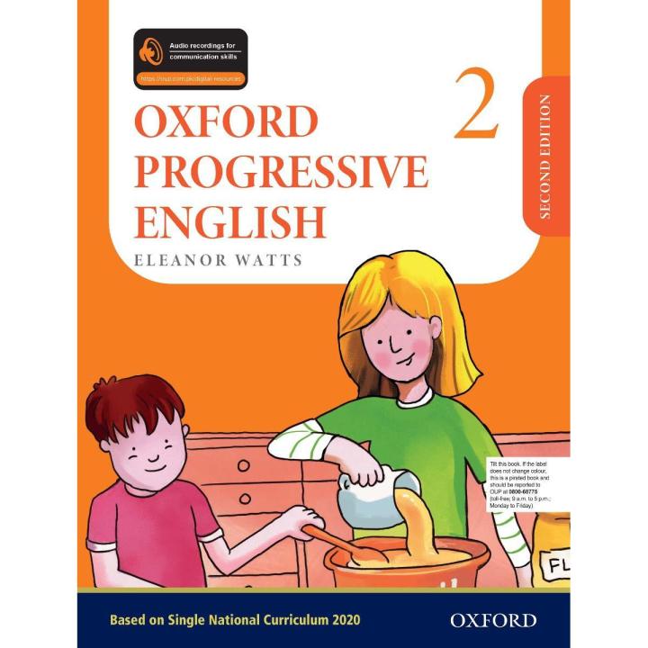 Oxford Progressive English Book 2 Second Edition By Eleanor Watts (SNC Approved) for Class 2