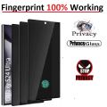 Samsung Galaxy S21 Ultra Privacy Tempered Glass Anti Spy Screen Protector Full Curved Protector. 