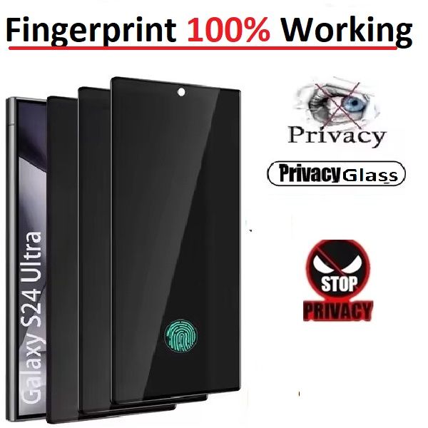 Samsung Galaxy S21 Ultra Privacy Tempered Glass Anti Spy Screen Protector Full Curved Protector