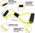 Figure 8 Power Resistance Band  Yoga Stretching Bands  Yoga Gym Fitness Pulling Rope for Women  Exercise Gym Fitness Bands  Resistance Loop for Back Shoulder. 