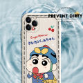 AMORVOR for Vivo Y17 Y15 Y12 Back Cover Cartoon Shin-chan Action Kamen Side design Soft Case Liquid Silicone Phone Cases. 