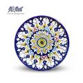 Blue pottery Veronica Multi plate large Round Hand Crafted. 