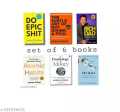 Do Epic Shit, The Subtle Art Of Not Giving A Fock, Rich Dad Poor Dad, Atomic Habits, The Psychology Of Money, Ikigai. 6 Book Set. 