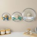 Adjustable Pot Lid Holder Wall-Mounted Hanging Holder For Pan Pot Cover Rack Kitchen Organizer Plastic Kitchen Rack. 