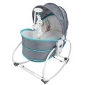 Mastela 5 in 1 Rocker, Bouncer Chair with Removable Bassinet 6037 (Gray). 