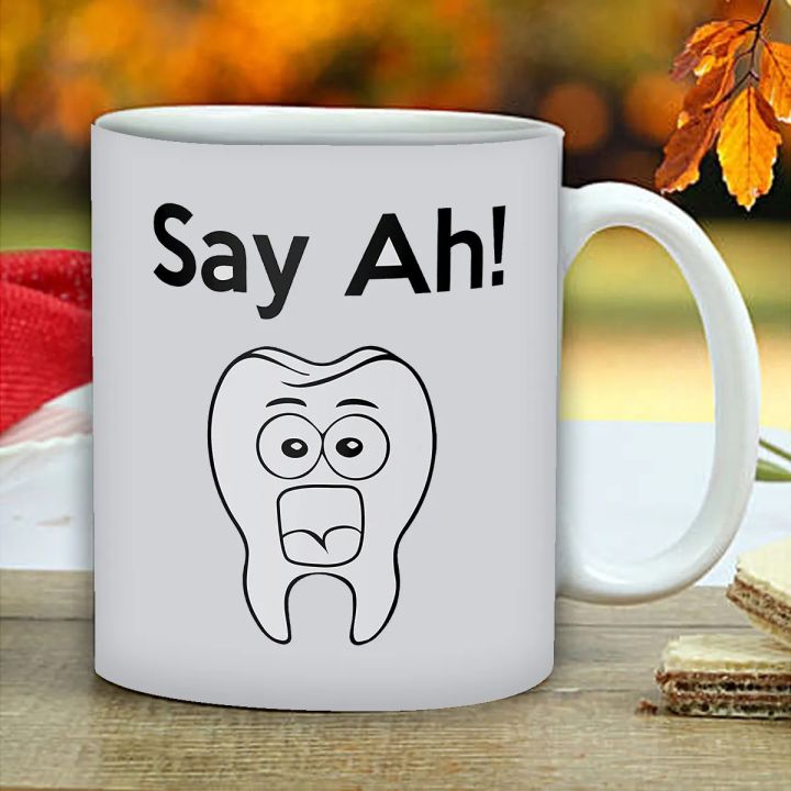 Cute Dentist Mug Funny Coffee Mug at CustomizeGiftsPK