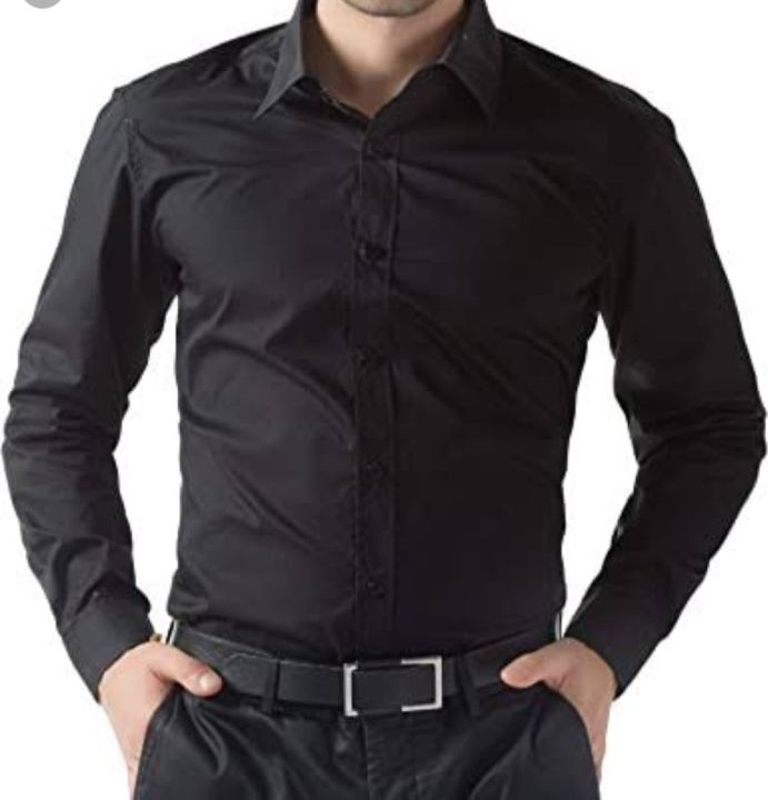 Formal Dress shirt for men - Cotton - | Pant Coat Shirts | - Black - Navy Blue - White - Off white.