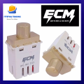 Fan Dimmer - Fan Regulator For China Fitting Sheet ECM Metal Series (Golden Colour). 