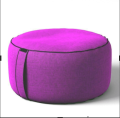 ottoman bean bag in different colors. 