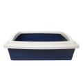 1410 Pet litter tray with scoop 14'' x 10'' inch (Cat Litter Box, Litter Pan Cat Toilet) Open Type Smooth Plastic Tray NON-STICK Coating - Size Medium. 