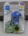 MAM Soother Clips Baby Feeder Holder with adjustable length. dummy straps that can hold dummies. teether and toys.. 
