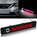 1Pieces With LED light Car Front Grille Emblem Badge Stickers For Nissan. 