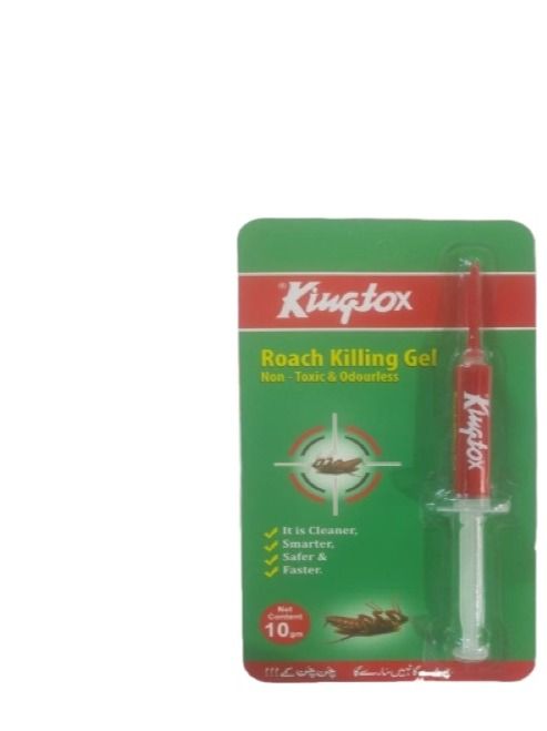 Cockroach Killer Gel Insect Killer - KINGTOX Roach Killing Gel King Gel Injection 10 GRAMS Cockroach Killer Gel Insect Killer Insect Gel Pest Control Non Toxic and Odorless - 10gm