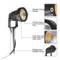 7W LED Garden Spike Light – Outdoor Blue Focus Landscape Spotlight | IP65 Waterproof & 180° Adjustable | Black Body Yard Lamp for Pathways, Lawns, Trees, Decorative Garden Lighting. 