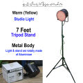 Studio warm Light / Yellow Video Recording Light / Best Quality Professional Light with 7 Feet Tripod Stand Light for Social Media, Tiktok Light, youtube Light.. 