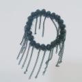 Tassel Beaded Charm Bracelet. 