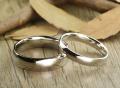 Silver Couple Rings Set. 
