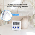 Electronic Kitchen Timer LCD Display Large Screen Electronic Timer Positive Negative Baking Timer Reminder Timing Big Loud Alarm. 