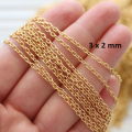 150 cm | Cable Chain Golden | Used for DIY making Jewelry Necklace Bracelet and other accessories. 