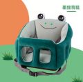 MultiFunction Baby Cartoon Back Support Seat Dining Chair Car Seats with Safety Straps Stuffed Plush Sofa Baby Children Sofa Learning Training Cushion Seater Toddler Nest Infant Floor Seat Cotton Nest Chair Babies Toys with 2 Holes Legs For 0-2 Years. 