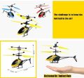 Hand Induction Control Flying Helicopter Toy with Infrared Sensor, USB Charger and Flashing Light for Kids. 