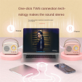 JAERBEE Retro Mini Bluetooth Speaker Classical Music Player Sound Stereo Subwoofer Portable Decoration Speakers Home A. 