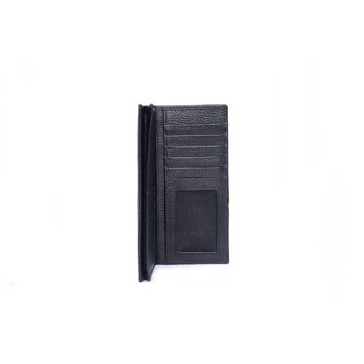 Long Bifold Leather Wallet For Mens