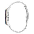 Guess Crew Blue Dial Two-Tone Stainless Steel Watch For Men-W1002G5. 