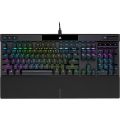 Corsair K70 RGB PRO Mechanical Gaming Keyboard with PBT DOUBLE SHOT PRO Keycaps — CHERRY® MX Red - CH-9109410-NA - Black. 