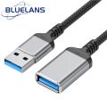 USB Extension Data Cable Anti-interference Smart Laptop USB 3.0 Male to Female Data Cable. 