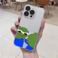 Sad Frog Pepe Phone Case For iPhone 11 12 Mini 13 14 15 Pro XS Max X 8 Plus SE XR Transparent Shell. 