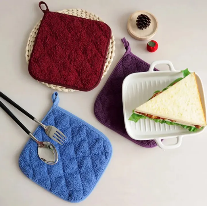 2Pcs%20Pot%20Holders%20Square%20Cotton%20100%25%20Heat%20Resistant%20Oven%20Mitts%20Cooking%20Kitchen%20Pot%20Holder%20Set%20For%20Cooking%20Baking,%20Camping%20House%20With%20Hanging%20Loops,%20Machine%20Washable%20Hot%20Dishes%20Daily%20Kitchen%20Use%20Baking%20BBQ%20Hot%20Cloth%20Gloves%20-%20Image%207