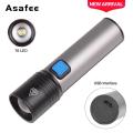 K31 Powerful T6 LED Flashlight Lamp Zoom Torch USB Rechargeable led Light Camping Lamp Flash Light Torch. 
