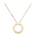 Titanium Steel Screw Love Necklace For Women Girls Slide Pendant Neckalce Collars Femme Jewely. 