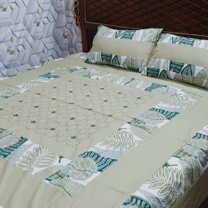 3%20Piece%20Embroided%20Double%20Bedsheet%20Set%20Patchwork%20-%20Image%204