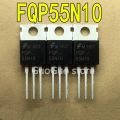 5pcs FQP55N10 TO-220 55N10 TO220 55A/100V N-channel MOSFET transistor New. 