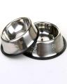 Stainless Steel Dog Feed Bowl - Large. 