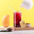 AIR TIGHT JUICE JAR in, 320ml,350ml,385ml,410ml with bamboo lid and high quality glass, can be used for juices, beverages, cold coffee, etc. 