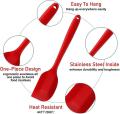SILICONE  BAKING PASTRY SCRAPPER SPATULA NON-STICK CREAM BUTTER SPATULA HEAT RESISTANT KITCHEN BAKING. 