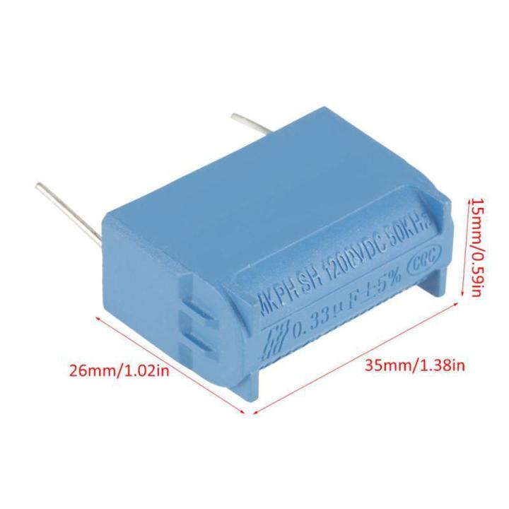 10Pc Induction Cooker Capacitor Radial Lead Capacitor 0.33uF 630V AC 1200V DC