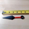 Avias Knife Supply Small Ninja 3 Piece Plastic Kunai Throwing Knife Toy (RD) s. 