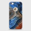 iPhone 5s Cover - SkinLee HQ Supreme Case (Soft) With Logo - Agate Vivid Marble - SKINLEE-116-1-1-10. 