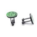 【happy one】New Twins Avengers fashion men's shirt Cufflinks Hulk Round Cuff links Gifts For Men Fans. 