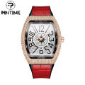Pintime brand fashion business luxury waterproof quartz calendar quartz men's watch. 