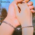 Magnetic Broken Heart Love Bracelet for Men and Women - 2pcs/Set Pair of Cuba Style Magnetic Chain Bracelet for Couples - Bracelet for Couples. 