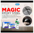 Magic Depoxi Steel & Magic 4 Minute Clear Epoxy & Magic Epoxy Steel. 