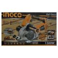 INGCO Wall Chaser 1500W Electric with 4pcs cutting discs, 1pc handle , carbon brushes & chisel). 