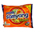 Samyang Noodles Original (Orange) 120 gram Soupy Noodles Hot Chicken Ramen Korean imported spicy noodles Korean Noodles Spicy Noodles. 
